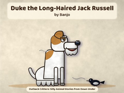Duke the Long Haired Jack Russell cover