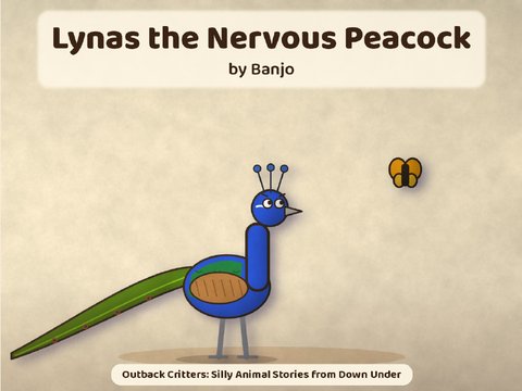 Lynas the Nervous Peacock cover